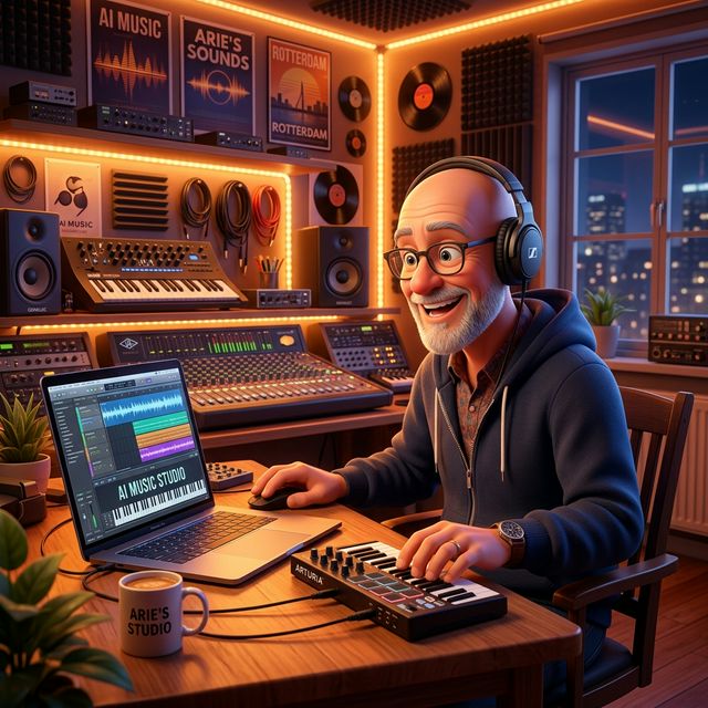 Arie Intelligence — portret van de AI Muziek Maestro